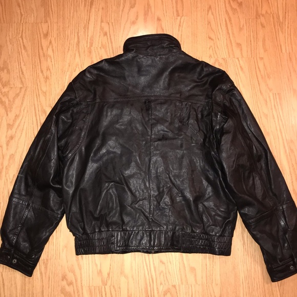 Vintage Genuine Leather Bomber Jacket - Picture 3 of 3